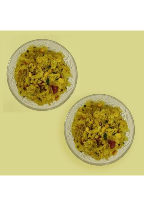 Being Bania Special Chiwda | Lite Chidwa Chivda Diet Mixture Famous Indian Snack Roasted Namkeen No preservatives All natural and Fresh 150g (Pack of 2)