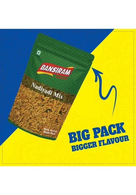 BANSI RAM Bansiram Namkeen| Nadiyadi Mix| Gujarati Snack| Tea- Time Munchies| Party Healthy and Delicious| Spiced & Flavorful