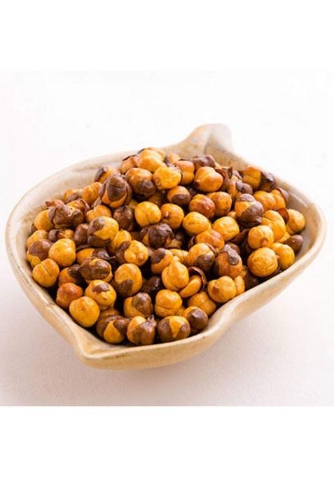 Nature Connect Roasted Nimbu Pudina Masala Chana 200 gm Gluten Free, Vegan Snack Spicy Namkeen [Jar Pack]