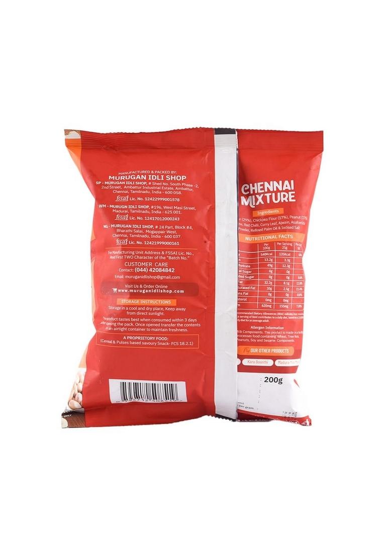 MURUGAN IDLI Chennai Mixture 200gm | Crispy & Delicious Traditional Indian Namkeen Snack Perfect for Gifting, Festivals, and Tea Time