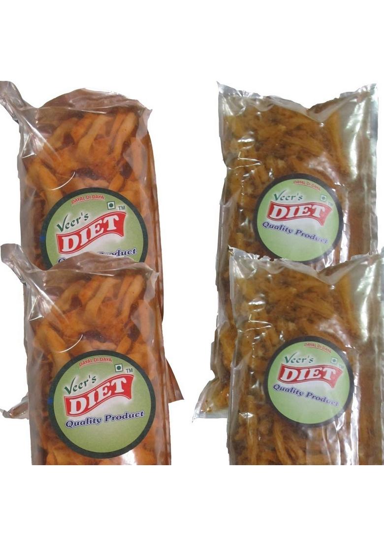 Veer's Diet Combo of Soya Sticks (300g) and Chips