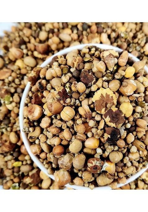 Organic Bites Roasted Crunchy 7 Grain (Multigrain Mix -Namkeen/Roasted Snacks/Healthy Snacks) -400 gm