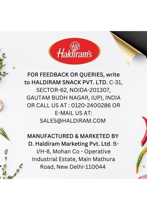 Haldiram's Aloo Bhujia 200g X 5 | All Time Favourite Perfect Tea-Time Ready to Eat Crispy & Light Snacks Spicy Tadka Indian Namkeen Savouries 1 Kg