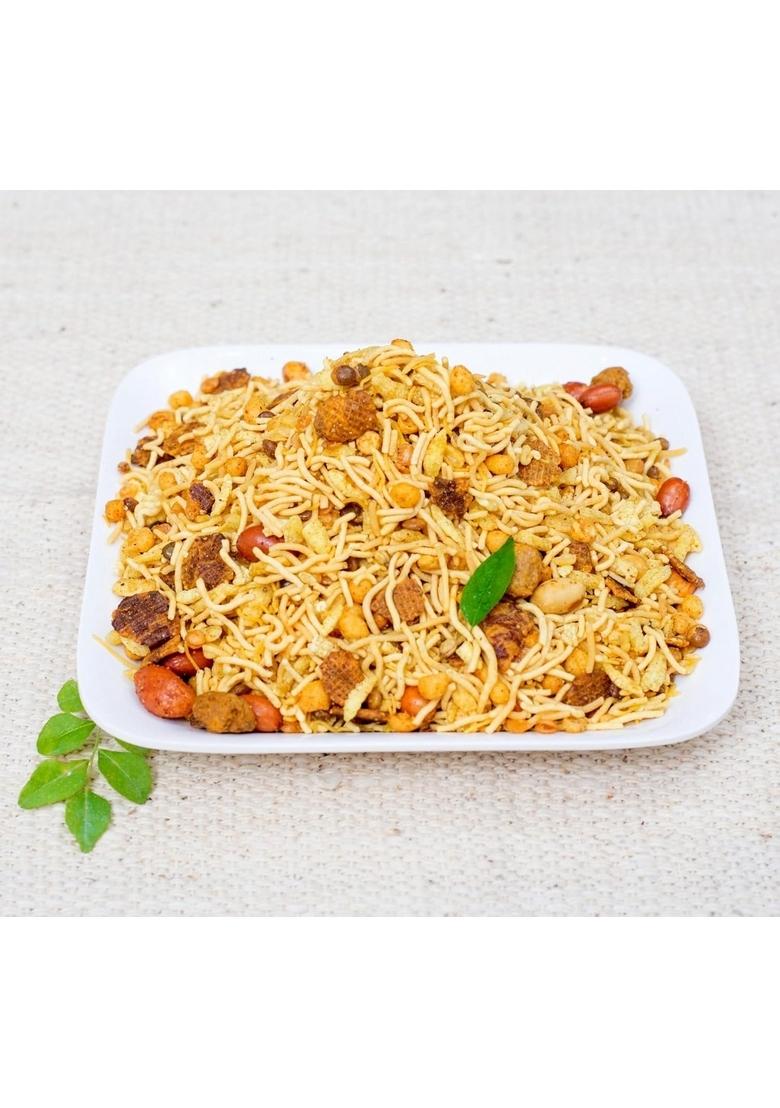 MARWAR GROCERY Rajasthani Mixture Namkeen | Traditional Besan Snack with Dals, Chiwda & Peanuts All-Time Favourite Indian Perfect Tea, Poha Guests 400g