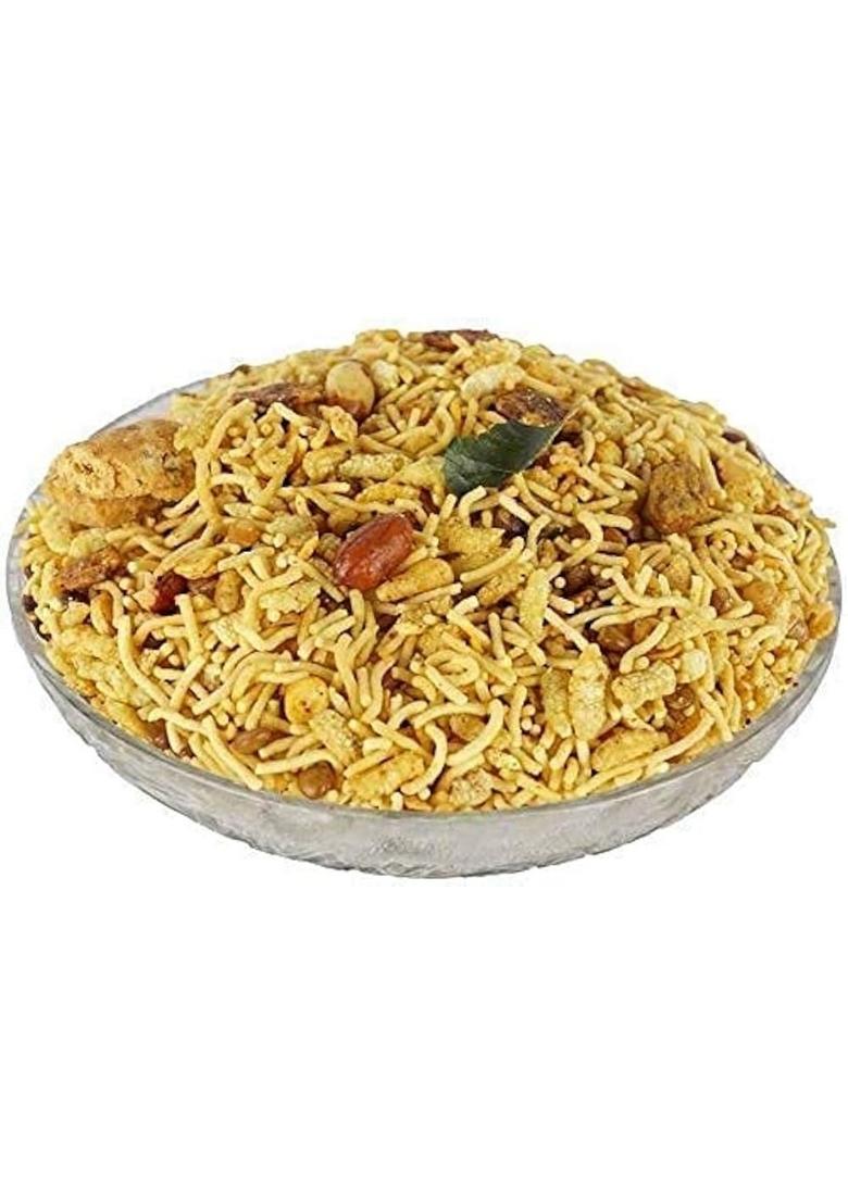 MARWAR GROCERY Rajasthani Mixture Namkeen | Traditional Besan Snack with Dals, Chiwda & Peanuts All-Time Favourite Indian Perfect Tea, Poha Guests 400g