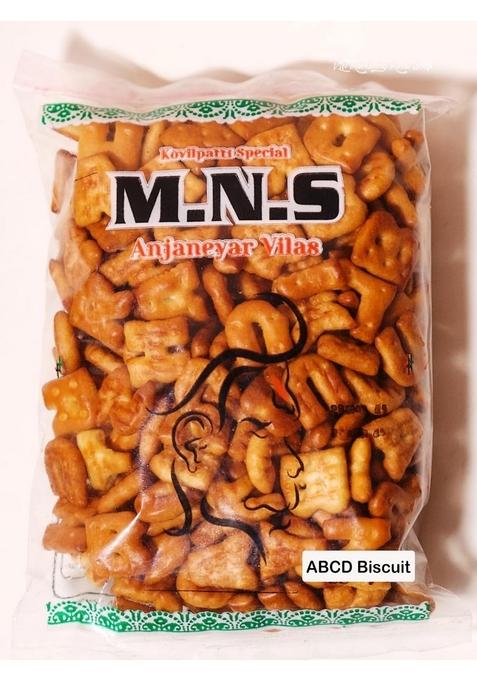 M.N.S Anjaneyar Vilas Kovilpatti ABCD Biscuit - Pack of 3 x 250gm (750 Grams)