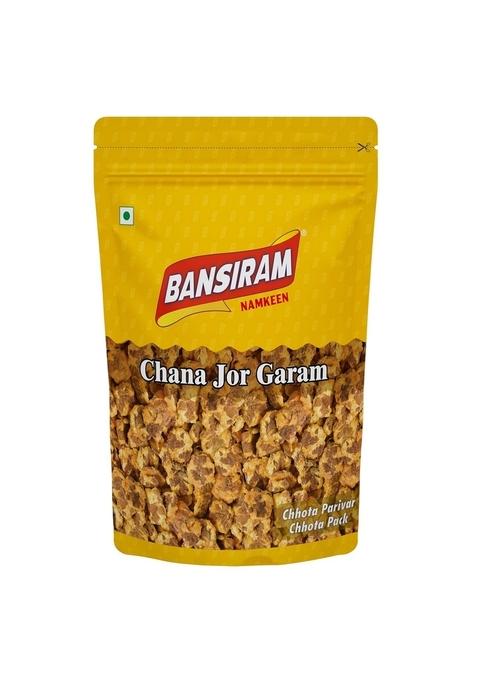 BANSI RAM Bansiram Namkeen | Chana Jor Garam Spicy & Crunchy Roasted Chickpeas Protein-Rich Indian Snack Tangy Flavorful Ready-to-Eat Tea-Time Munchies 200g Pack