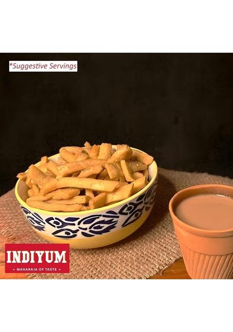 Indiyum Namakpare | HandMade Specialities Crispy Tea Time Snack Shankarpali/Tukkudi/Nimkin/Matar 600g (300g x 2)