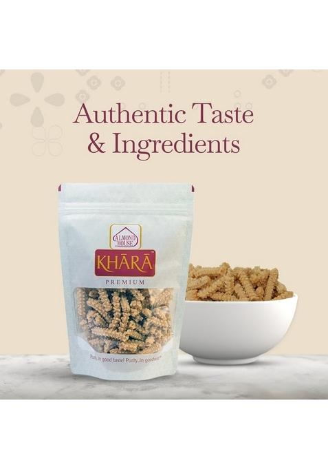 Almond House Murukulu | South Indian Snacks Premium Namkeen No Maida Tea Time Party Snack Items Ready to Eat Palm Oil Pack of 2-200g Each