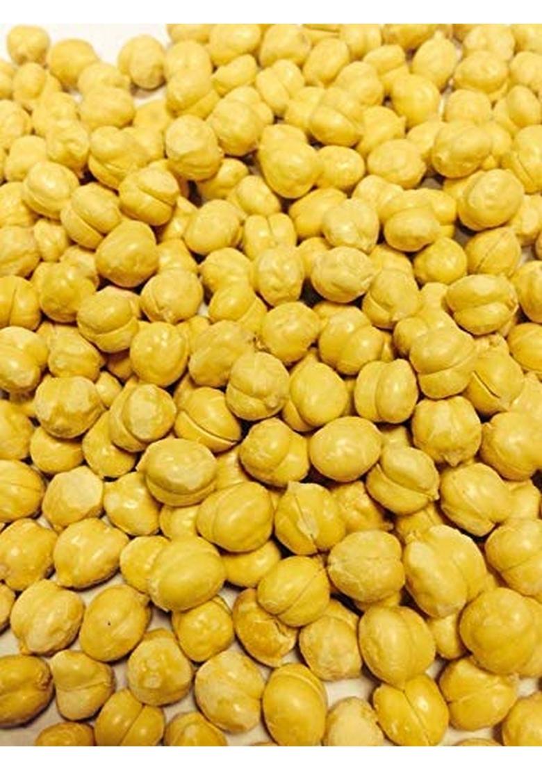Organic Bites Roasted Chana Without Skin | Bhuna Chickpeas -900 gm