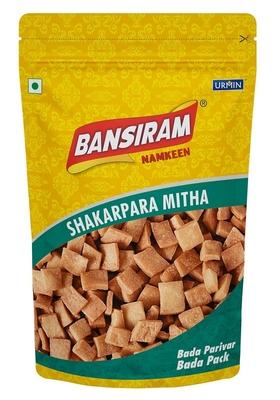 BANSI RAM Bansiram Namkeen | Shakarpara Mitha Traditional Sweet Snack Crispy & Delicious Tea-Time Delight Ready-to-Eat 400g Pack