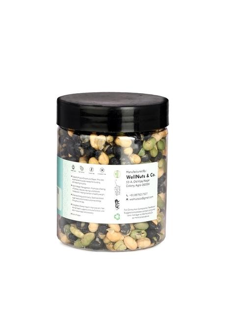 WellNuts & Co. Protein Beans Mix | High-Protein Roasted Legumes Snack Healthy, Gluten-Free, Vegan Superfood Ideal for Office, Gym, Travel 200g Pack of 2