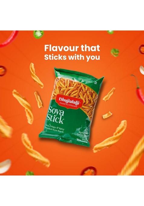 BHUJIALALJI Soya Sticks (pack of 1) 150g | snacks Namkeen savoury chips All time favourite indian snacks/Namkeen Ready to eat Crispy & Light snacks.