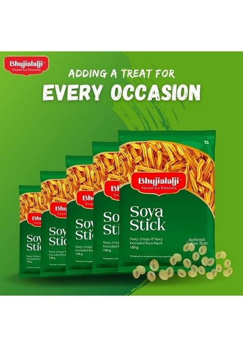 BHUJIALALJI Soya Sticks (pack of 1) 150g | snacks Namkeen savoury chips All time favourite indian snacks/Namkeen Ready to eat Crispy & Light snacks.