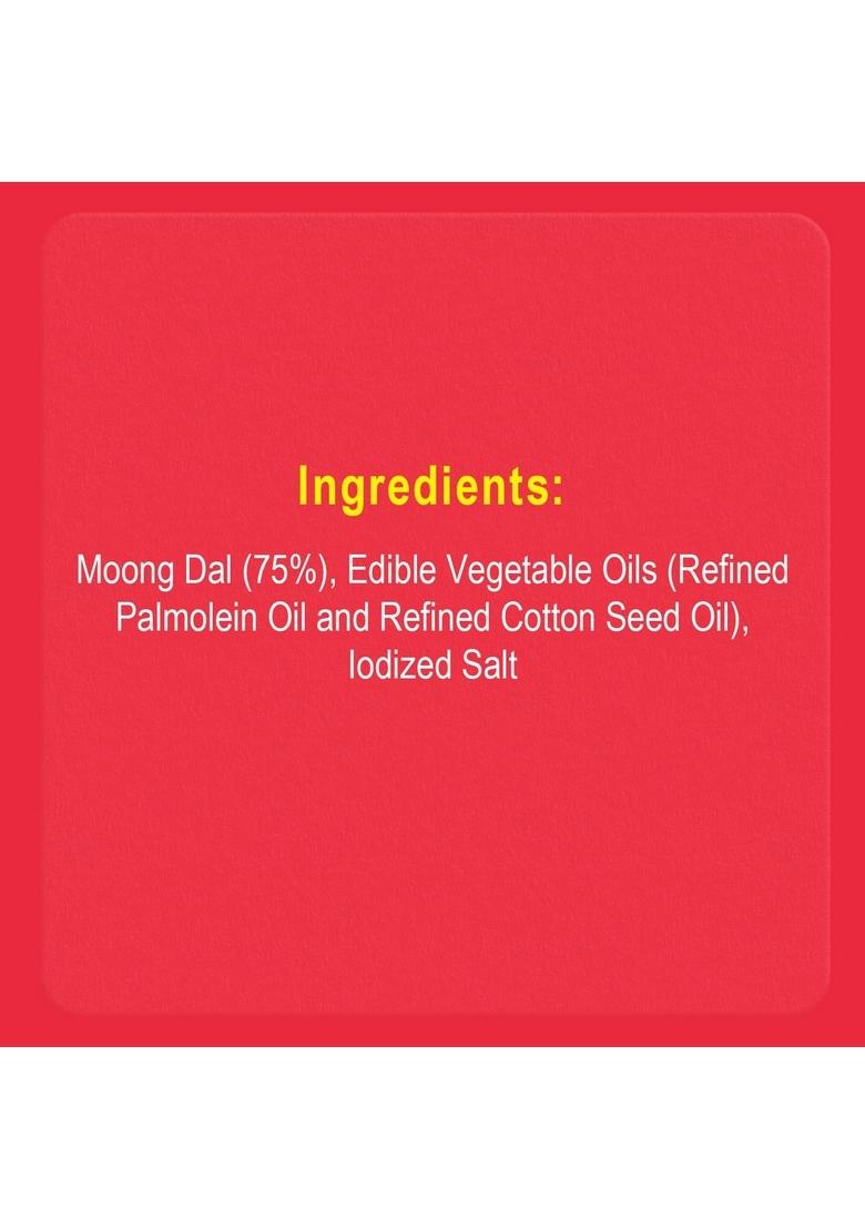 CRAX Moong Dal Namkeen 160g/171g ||Crunchy & Spicy Bhujia Snack|Indian Namkeen|Spicy Tadka|Social Gatherings,Fun Snack|Crunchy Gourmet Snacks for Parties,Drinks,Tea Coffee|100% Vegetarian (Weight may vary)