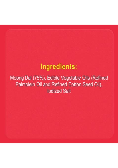 CRAX Moong Dal Namkeen 160g/171g ||Crunchy & Spicy Bhujia Snack|Indian Namkeen|Spicy Tadka|Social Gatherings,Fun Snack|Crunchy Gourmet Snacks for Parties,Drinks,Tea Coffee|100% Vegetarian (Weight may vary)