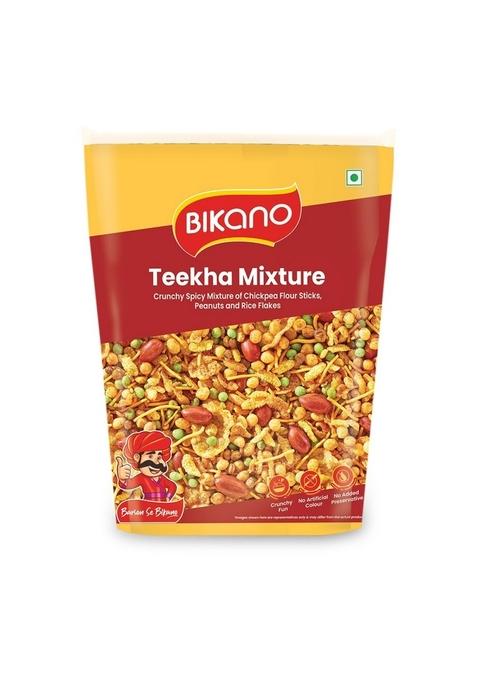 BIKANO Teekha Mixture | Spicy Indian Namkeen Snack Crunchy Mix with Peanuts, Corn Flakes & Spices Perfect Tea-Time (Spicy Mixture) - 800g