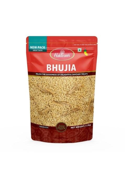 Haldiram's Crunchy, Spicy & Flavorful Bhujia 1.5 Kg is the Perfect Anytime Snack | Made With Quality Ingredients Ideal for Tea-Time, Guests Festive Sharing