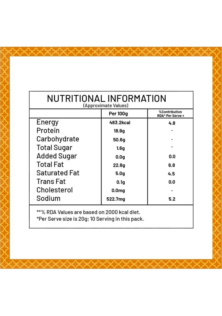 Haldiram’s Bombay Mixture | Style Snacks Namkeen Salty and Spicy in Flavour No Preservatives Vegetarian Zero Cholesterol| 200g - Indya