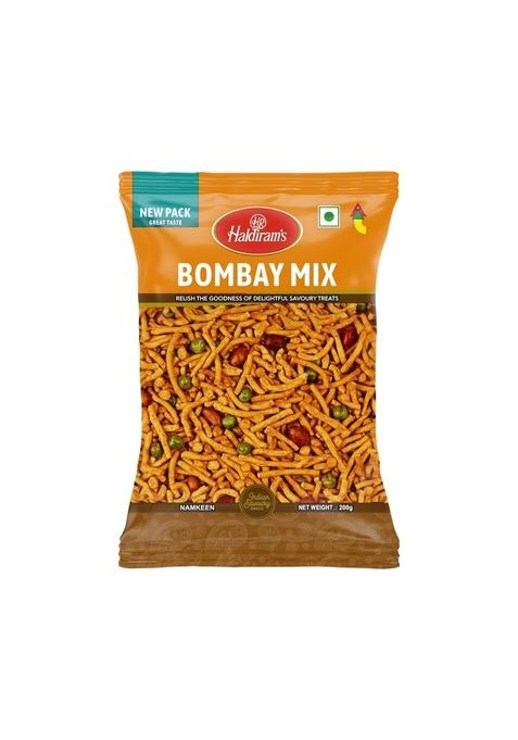 Haldiram’s Bombay Mixture | Style Snacks Namkeen Salty and Spicy in Flavour No Preservatives Vegetarian Zero Cholesterol| 200g