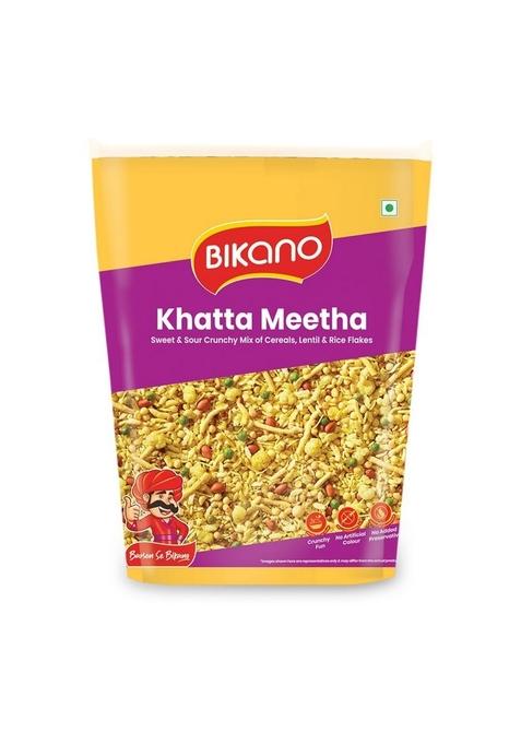 BIKANO Khatta Meetha Namkeen | Crunchy & Tasty mixture, 1kg Pack