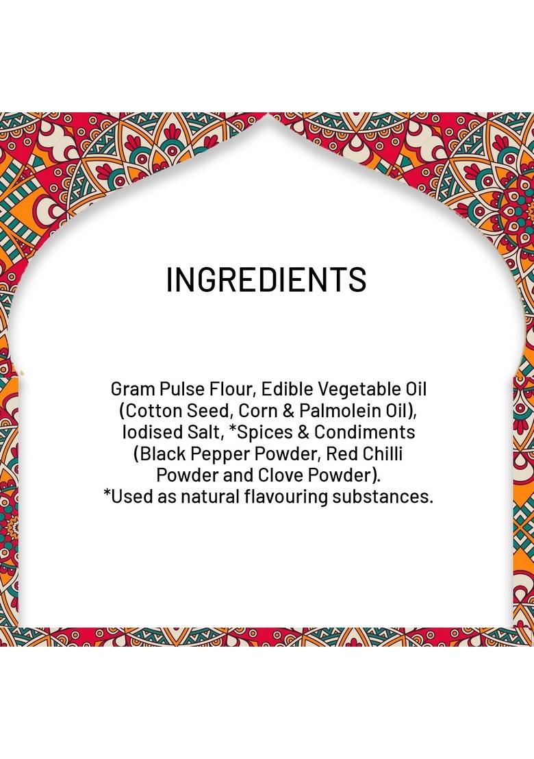 Haldiram's Long Sev | Crispy & Crunchy Traditional Made with All Natural Ingredients Lightly Spiced Flavorful Perfect Topping for Foods |200 gms