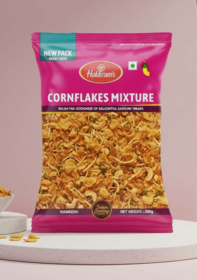 Haldirams Namkeen - Cornflake, Mixture 200g - Indya
