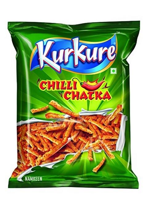 Kurkure Namkeen - Chilli Chatka, 47g Pouch