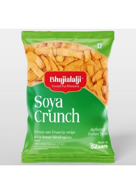 BHUJIALALJI Soya Crunch (pack of 1) 150g | Crispy and crunchy strips with house blend spices Authentic Indian Snacks Ready to eat & Light snacks.