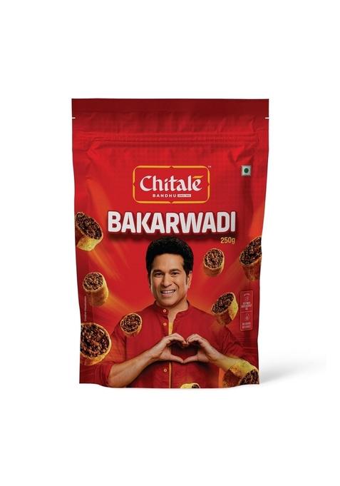 Chitale Bandhu Bakarwadi, 250gm Pouch (Pack of 2, Each)