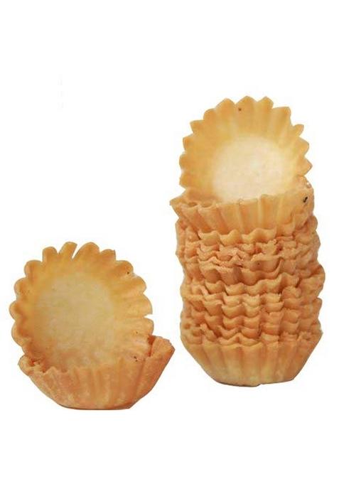 Maanki Fried Basket Chat Puri/Fried Delhi Puri 60 Pieces,(235 Grams)