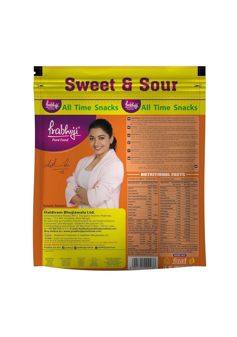 Prabhuji Pure Food Khatta Meetha Namkeen 400g, Sweet & Sour Crispy Snack Mix, Perfect for Parties, Gifting Daily Snacking