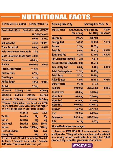 Prabhuji Pure Food Khatta Meetha Namkeen 400g, Sweet & Sour Crispy Snack Mix, Perfect for Parties, Gifting Daily Snacking