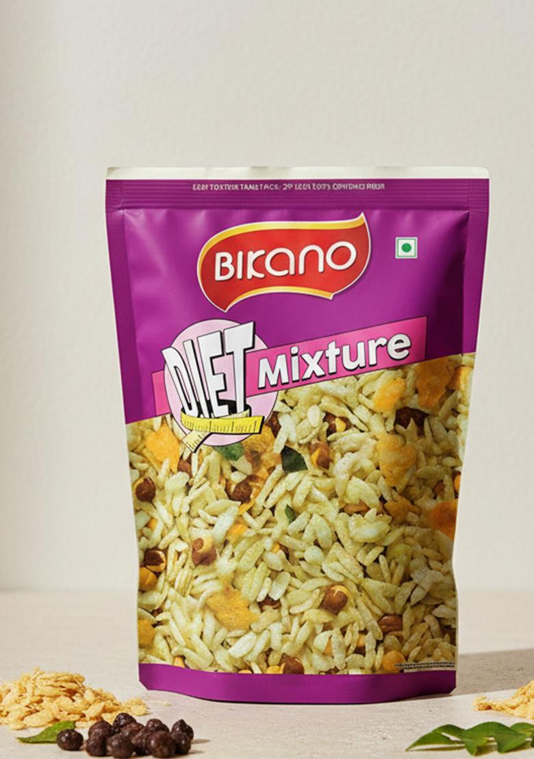 BIKANO Diet Mixture | Light & Crunchy Namkeen Snack Ideal for Tea-Time Anytime Munching 500g Pack