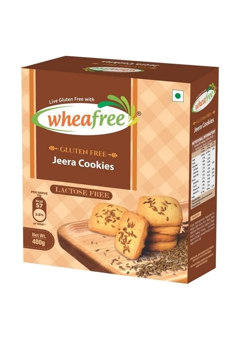 wheafree Multigrain Gluten-Free Healthy Sweet and Salty (Namkeen) Jeera Biscuits | 400g Lactose-Free, Vegetarian Best Tea-Time Snack Crispy & Crunchy Cookies Delightful Wholesome Ingredients