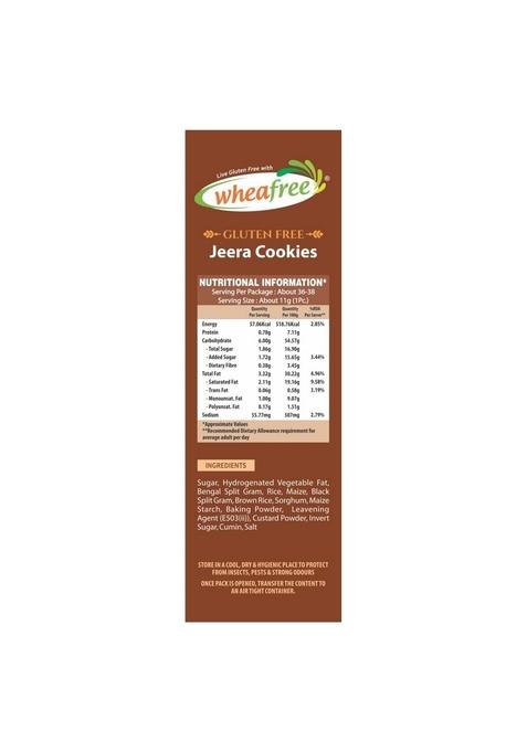 wheafree Multigrain Gluten-Free Healthy Sweet and Salty (Namkeen) Jeera Biscuits | 400g Lactose-Free, Vegetarian Best Tea-Time Snack Crispy & Crunchy Cookies Delightful Wholesome Ingredients