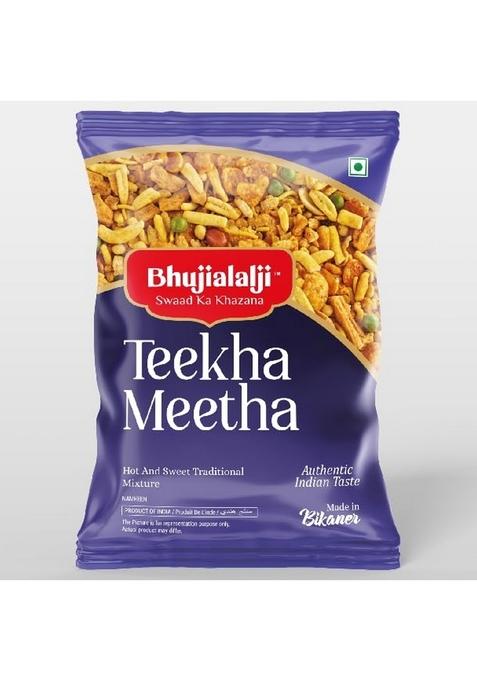 BHUJIALALJI Teekha Meetha (pack of 1) 150g | Authentic Indian Snacks Ready to eat Crispy & Light Party Tea Time snacks.