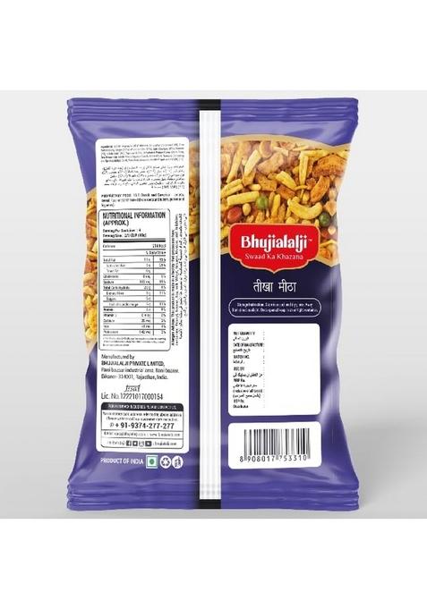 BHUJIALALJI Teekha Meetha (pack of 1) 150g | Authentic Indian Snacks Ready to eat Crispy & Light Party Tea Time snacks.