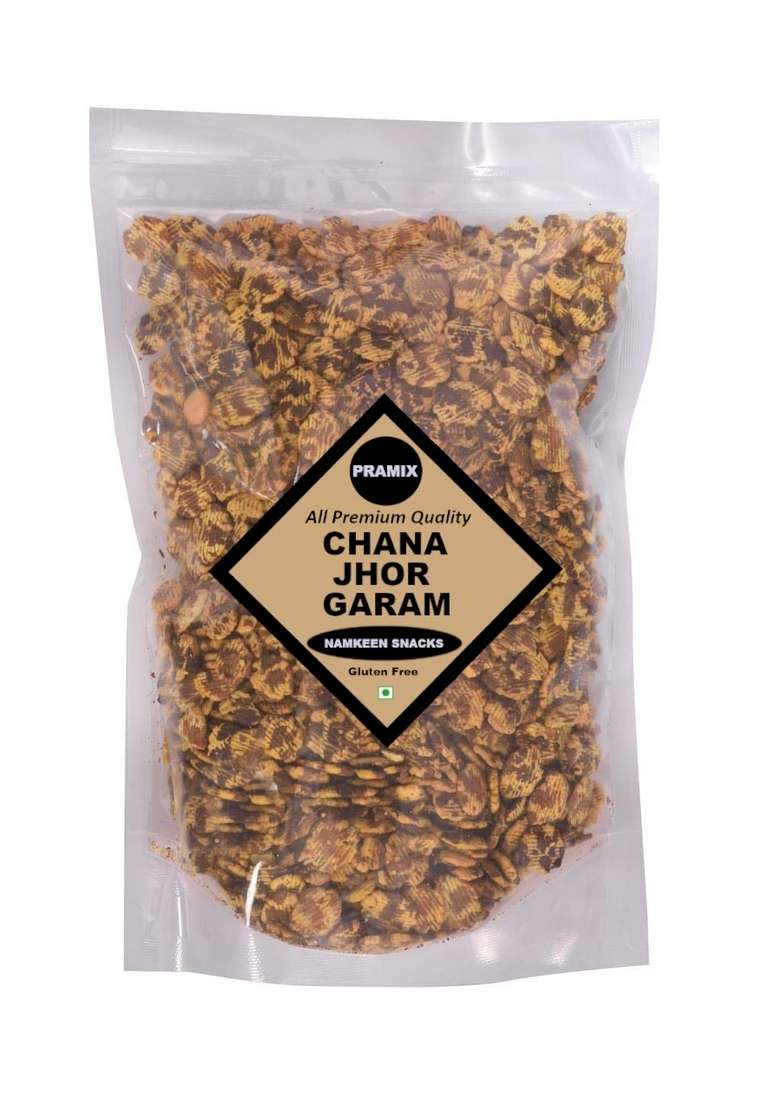 Pramix Roasted Chana JOR Garam Namkeen (Oil Free, Protein Rice & Gluten Free) 900gm - Indya
