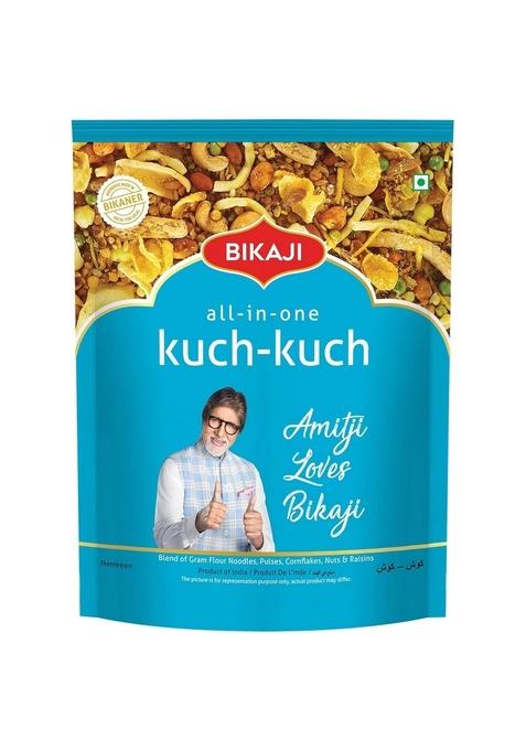 Bikaji Kuch All In 1 | Farsan Authentic Indian Namkeen Made Bikaner Traditional recipe Crunchy & Flavourful Perfect Tea-time Partner 400g Pack