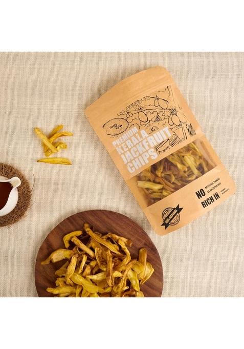 FLAVORS OF KERALA (FOK) | Premium Jackfruit Chips Crispy, Tasty, Namkeen Snack Wafers 400 Grams
