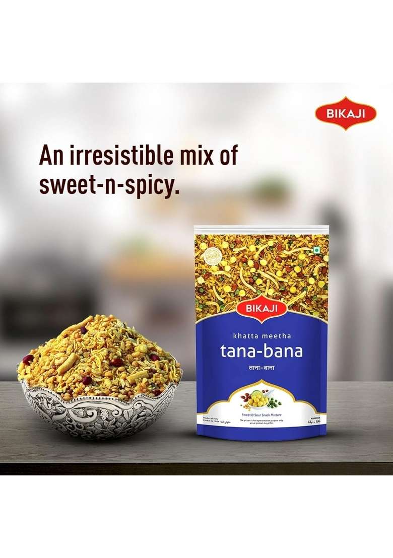 Bikaji Tana Bana Khatta Meetha 1kg - Indya