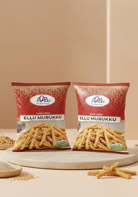 Adyar Anand Bhavan Sweets and Snacks Ananda - Ellu Murukku (Pack of 2 x 200g)
