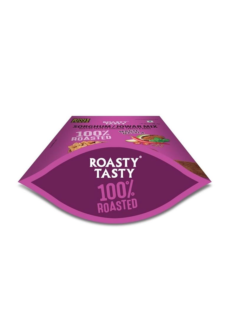 Roasty Tasty Jowar Mix Magic Masala Roasted Snack 340g | Healthy Gluten Free Namkeen Ideal Millet for Kids & Adults Low Calorie Snacks