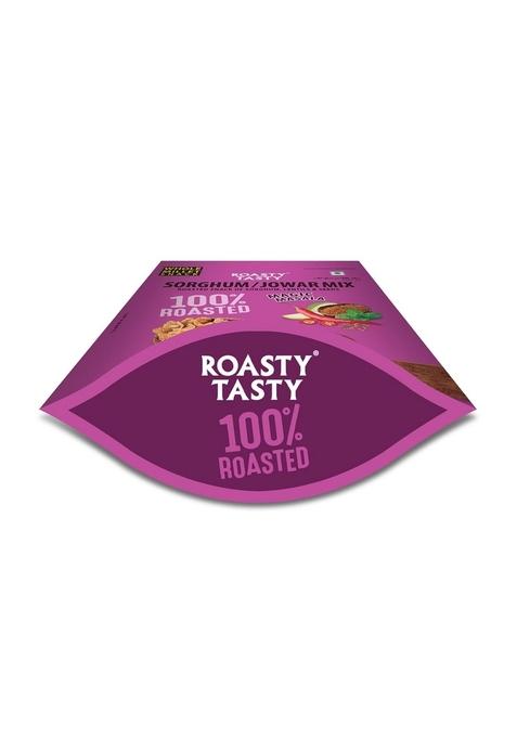 Roasty Tasty Jowar Mix Magic Masala Roasted Snack 340g | Healthy Gluten Free Namkeen Ideal Millet for Kids & Adults Low Calorie Snacks
