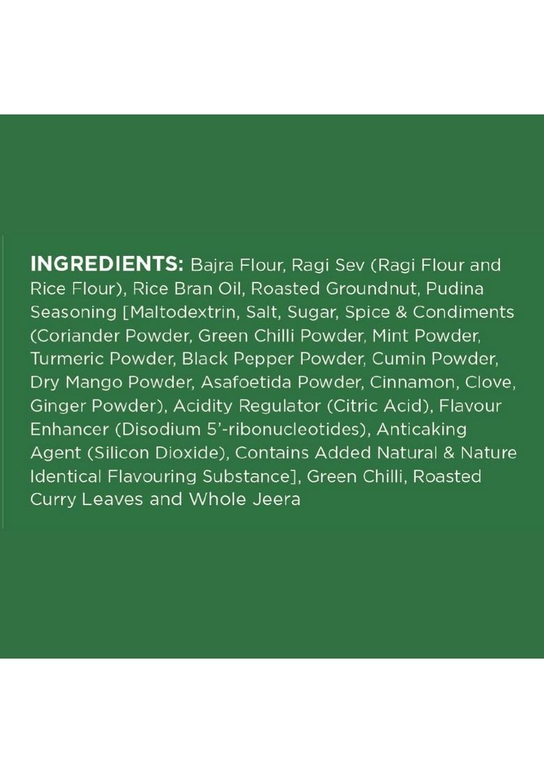 Open Secret Millet Namkeen Lemon Pudina | Baked Healthy Snack High Fiber, Protein 100g