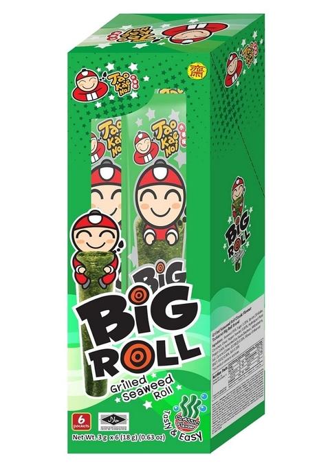 Tao Kae Noi Grilled Seaweed Big Roll Classic Flavour, 6 x 3 g