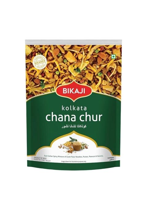 Bikaji Kolkata Chanachur - Spicy & Flavorful Mixture | Jhaal Authentic Flavour Exquisite Blend of Spices Irresistibly Crunchy 400g Pack