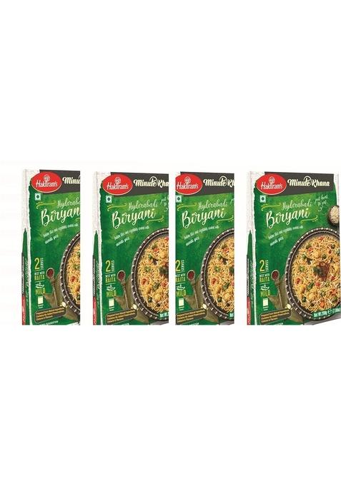 ‎Haldirams Ready To Eat Haldiram Hyderabadi Biryani 200 g X 4 Pcs