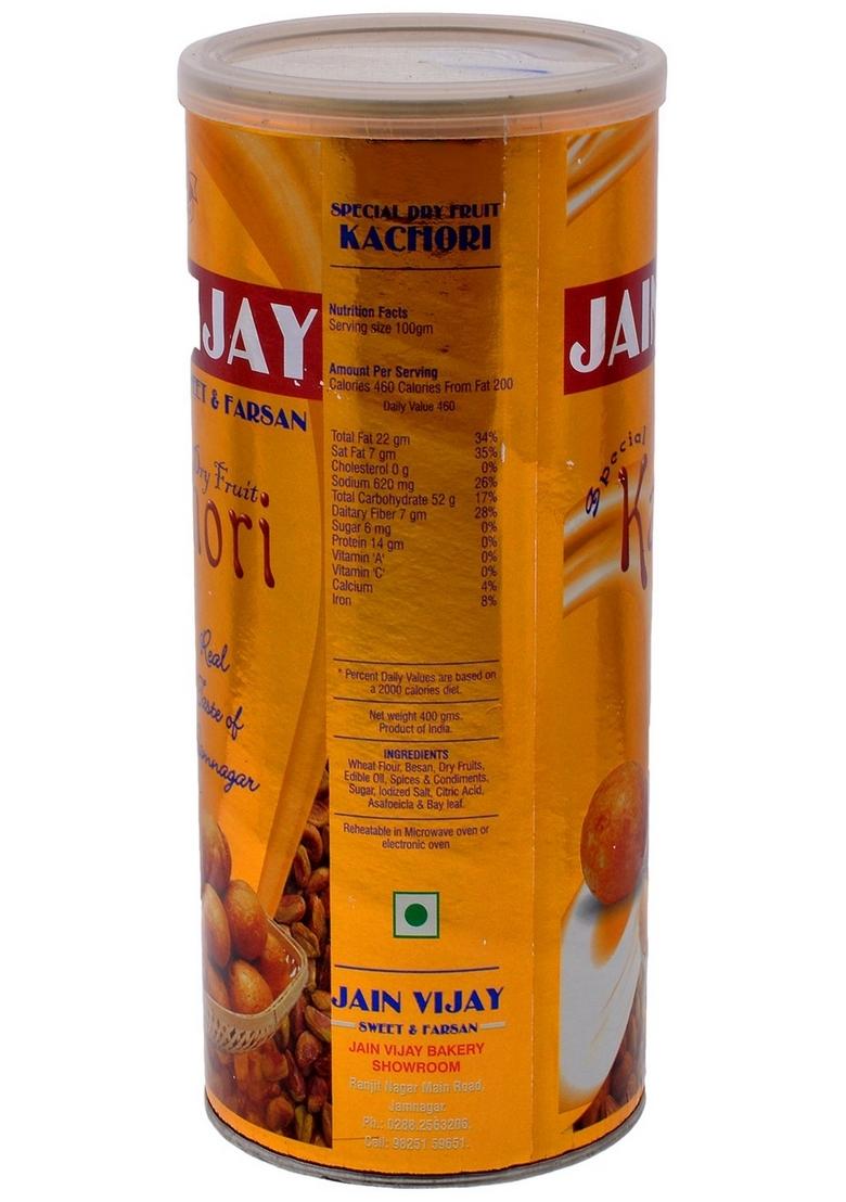 JAIN VIJAY FARSAN MART Dry Fruit Kachori (400 Gms)